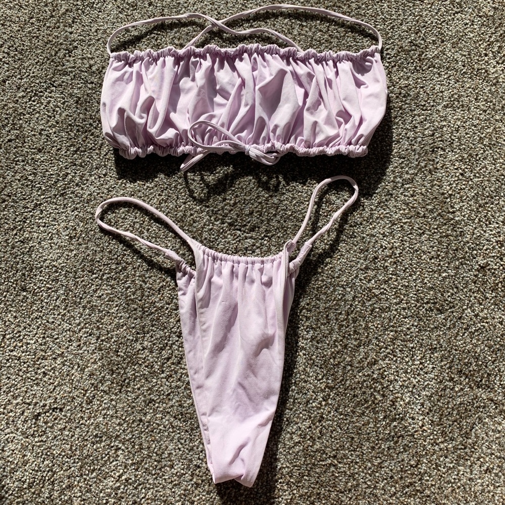 Frankies lilac bikini set